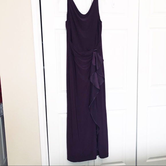 Lauren Ralph Lauren Dresses & Skirts - Lauren Ralph Lauren Evening Dress w/Ruffle & Slit